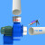 米逡CF离心风机220V商业厨房管道高速强力排风抽油烟风机380V 浅蓝色