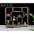琉滋甄嬛传盲盒二代展示架鸡翅木小型博古架 实木小多宝格 茶具茶杯茶 30半圆（）） 1米以下