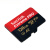 SanDisktf记忆卡128g手机microsd卡大疆无人机内存专用 红黑色 官方标配