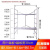 定制折叠脚手架多功能移动活动装修便携式可拼接手脚架子 加厚高1.8米宽0.7长1.4防滑踏板