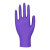 登升一次性紫色纯丁腈手套工业加厚食品美发美甲劳保橡胶手套 登升一次性绿色纯丁腈手套100只 M