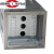 室外不锈钢防雨机柜.米.米.米uu户外防水网络监控交换机 不锈钢本色 2200x800x600cm
