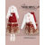 JYEC新年衣服套装女2024年过年红色一整套女圣诞战袍新中式国风绣花上 绣花衬衫红色马面裙 M 建议80-100斤