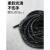 黑白缠绕管包线管电线保护套pe绕线管螺旋束线管收纳理线电源 白色Φ18(3.5米)