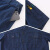 夏季牛仔工作服套装男工厂工地透气耐磨耐脏防烫短袖劳保服定做 5041短袖套装 170/L