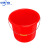 中环力安【12.5L有盖款】塑料手提水桶红色大小水桶带盖子耐摔