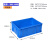 塑料周转箱长方形加厚物流胶框特大号盒子带盖子储物收纳筐 400-160箱外450*335*170 蓝色带盖