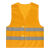 反光马甲安全服工地施工建筑工作警示服环卫工作服交通安全服定制 魔术贴橙色黄条