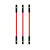 汇君丨红色1P杜邦线超软硅胶2.54电路实验测试线；母对母30CM