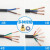 芯RVV电线软护套线2/3/4/5芯1.5/2.5/4/6平方电缆电源线 3芯*0.3平方/米