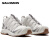 萨洛蒙（Salomon）XA Pro 3D Suede 防滑耐磨 低帮 户外功能鞋 男女同款 白灰 42.5