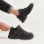 回力男鞋休闲鞋百搭商务皮鞋耐磨户外工装鞋 WXP(WZ)-1435 黑色 42