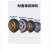 牛人 承重滑轮 橡胶单轮子配件万向轮重型实心橡胶脚轮平板推车轮轱辘 6寸重型TPR天然橡胶单轮 