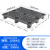 超市地堆平板卡板塑料托盘小型防潮垫板仓库货物堆头塑料托盘灰色 灰色隔层板1200×800×6mm_