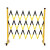 共泰 GTWL02 玻璃钢伸缩围栏绝缘 可移动式护栏隔离栏 黄黑1.5*5m