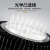 上海亚明照明工矿灯车间厂房体育馆球馆工程照明吊灯 黑白配200W 吊杆