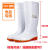 大码白色雨鞋食品厂工作雨靴防滑食品卫生靴防油加绒加棉保暖水鞋 506加棉款低筒白色 39