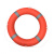 筑华工品 船用国标应急救援救生圈 国标2.5kg救生圈＋8MM30米橘色绳配环配钩 单位：套