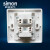 西蒙开关插座面板50G系列86型四位四孔二二插电源4眼simon G51072