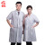 者也 白大褂 1件 实验室卫生药店护士服工作服 短袖薄款-外贸品质/男女同款 S码