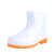 谋福（CNMF）白色卫生鞋靴 劳保防护雨鞋 白色雨靴 39 