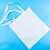 赫思迪格 白色手提式帆布袋购物袋定制 (默认34*39cm) HGJ-1544