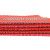 海斯迪克 防滑垫地垫 泳池浴室塑胶防水防滑S型PVC镂空垫 红色0.9m*1m（厚4.5mm）