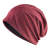 语木居欣跑步专用帽子男士马拉松夏天吸汗运动包头帽透气速干防晒女式头巾 红色 均码