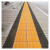 盲道砖全瓷砖盲道板庭院砖车站地铁广场行人止步砖导向工程砖300x 点状黄色150*150*15mm