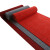 冰禹 BYQ-964 PVC压花拉绒地毯 走廊过道门垫 酒店防滑地垫 红色2.0m宽*15m（整卷）