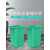 户外玻璃钢铝塑垃圾桶内桶内胆环卫果皮箱公园方形圆形塑料收纳桶 玻璃钢长方形桶333452
