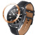 雷米瑞原装适用三星galaxy watch 3 41/45mm金属铝圈41.45刻度圈保护手 【黑色 】时间表圈 三星Galaxy watch 3 ( 41mm )