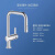 高仪（GROHE）高仪费莱尔厨房龙头可抽拉旋转节水冷热调节 3245510C U型抽拉