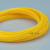 蛇皮网6mm三织加密型PET编织网尼龙网避震网护线网套线网管工业品 黄色