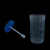 比鹤迖  一次性采样量杯 高透明刻度采集瓶 60ml蓝色盖子大便杯 100只 BHD-6357