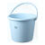 美丽雅玫瑰水桶(大)洗衣桶储水桶洗车塑料加厚家用手提圆桶无盖 玫瑰水桶(小)浅蓝色