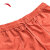 安踏（ANTA）【王一博同款】冰丝短裤男夏季梭织休闲五分裤宽松透气运动裤子 赤红色/芯片灰-6 S(男165)