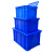 加高加厚零件盒长方形周转箱塑料收纳箱物料盒塑料盒工具盒带盖 3号加高白+盖子