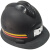 胜帐胜帐煤矿专用头灯安全帽带头灯的矿工帽带灯头盔 黑色磨砂安全帽
