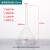玻璃三角漏斗长颈漏斗实验室化学用60/75/90/100mm耐高温短颈锥形 5mm壁厚款60mm 短颈40mm