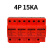 鑫士能 一级浪涌保护器4p2p三相电源避雷器开关spd浪涌防雷保护器 4P15KA 