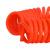 元汗 PU弹簧气管 气泵软管高压螺伸缩气管 红色6米 1根（外径10内径6.5）1199