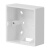伊莱科（ELECALL）加厚86型明装暗盒明装底盒PVC接线盒 明盒（10只装）