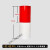 警示桩反光膜交通防撞柱反光贴纸PET电线杆安全隔离标识膜 红白60cm高三红三白 一米价格10米以上联系客服