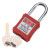 泰瑞恒安 工业安全挂锁25mm钢梁挂锁 直径4mm 单开 配两把钥匙