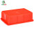 齐鲁安然 加厚塑料周转箱零件盒螺丝盒电子元器件分类盒 养殖盘【红色 X2#小方盒】200*130*65mm