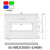 工业相机底部发光开孔面光源ccd机器视觉缺陷检测中孔方形背光源 XS-BRD330250-S24080