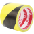 鲁工 警示胶带PVC斑马线警戒贴地面标识划线胶带黄黑相间  宽6cm长18m(颜色规格联系客服)