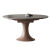 驴小主2024新款可折叠圆形实木岩板餐桌椅组合小户型侘寂风现代简约 1.3米圆桌+4椅可伸缩