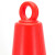 海斯迪克 HKC-568 塑料反光路锥雪糕筒提环圆锥 红白高68cm10个装